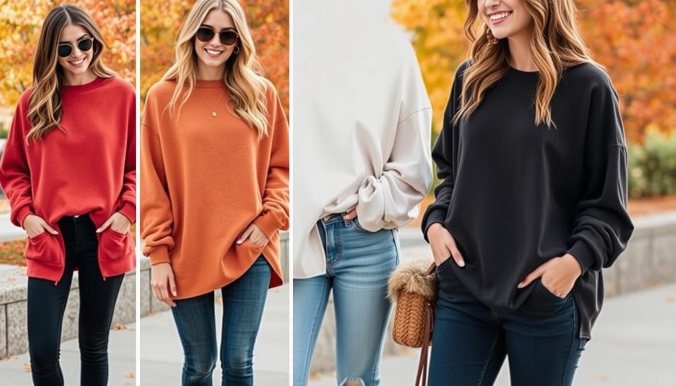 Women's Oversized Sweatshirts